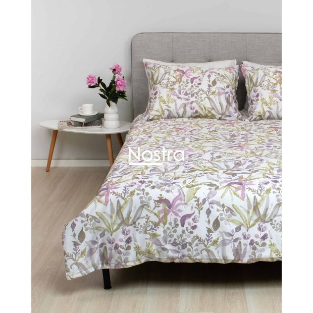 Sateen bedding set AMINA 40-1420-LILAC