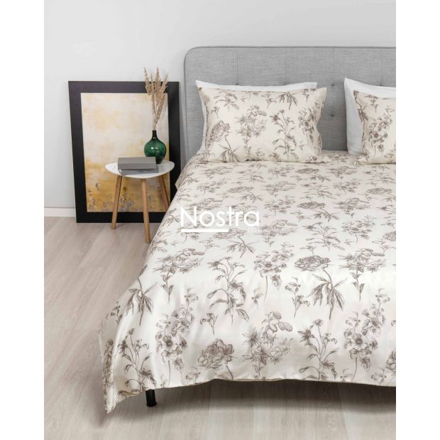 Satiinist voodipesu ALAINA 20-1728-CREAM 200x220, 50x70 cm