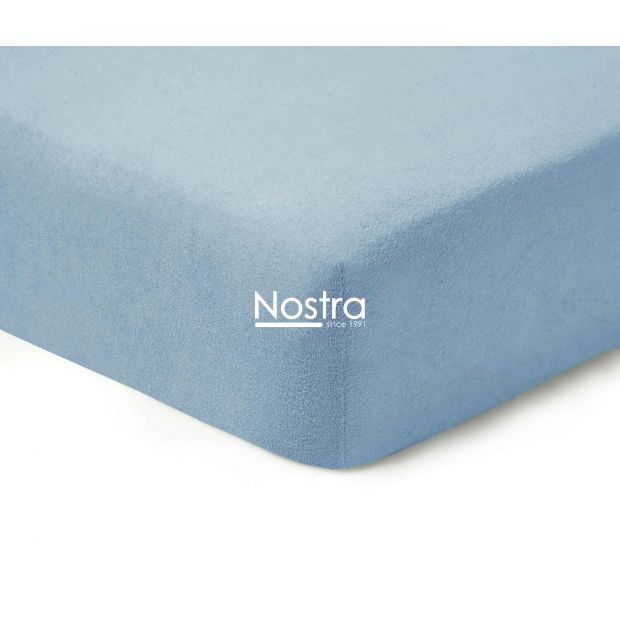 Fitted terry sheets TERRYBTL-LIGHT BLUE 120x200 cm