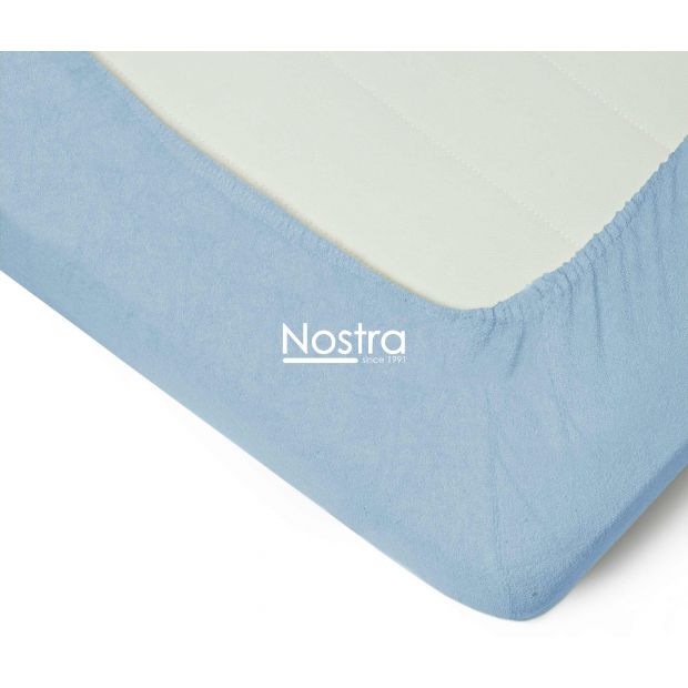 Fitted terry sheets TERRYBTL-LIGHT BLUE 120x200 cm