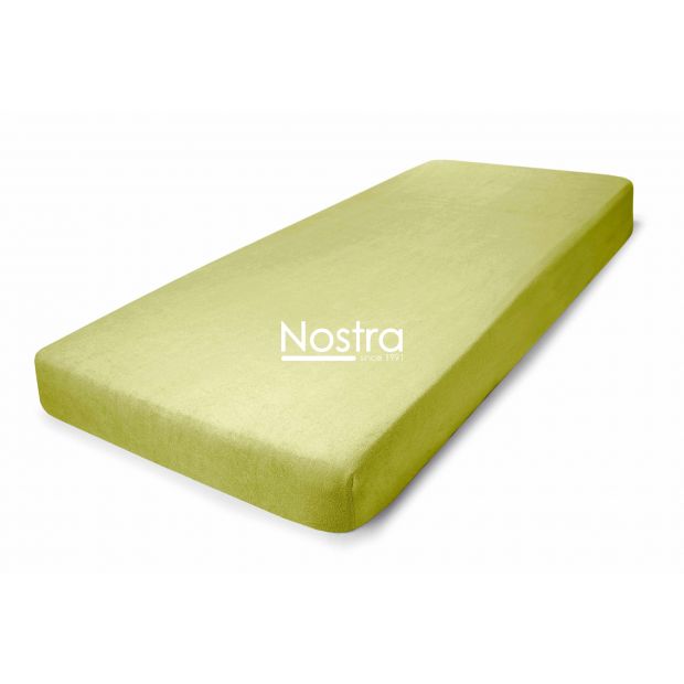 Fitted terry sheets TERRYBTL-LEAF GREEN 120x200 cm