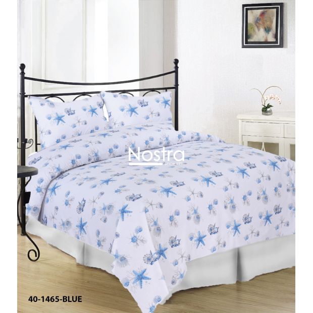 Cotton bedding set DANIKA 40-1465-BLUE