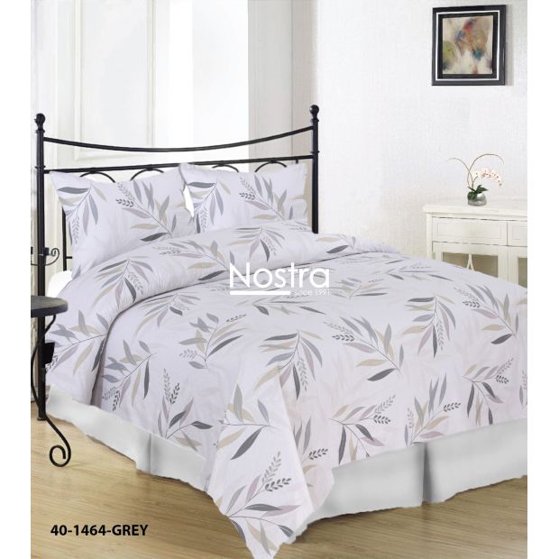 Cotton bedding set DAWSYN 40-1464-GREY 200x220, 70x70 cm