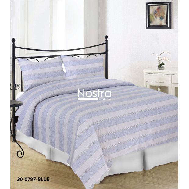 Cotton bedding set DRAYA 30-0787-BLUE