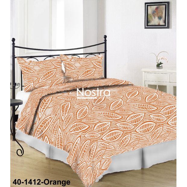 Seersucker bedding set ENA 40-1412-ORANGE