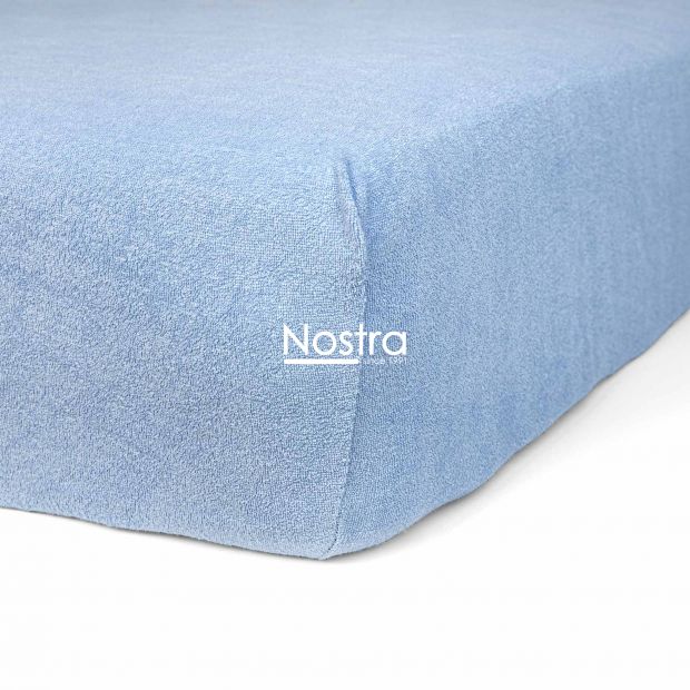 Fitted terry sheets TERRYBTL-LIGHT BLUE 120x200 cm