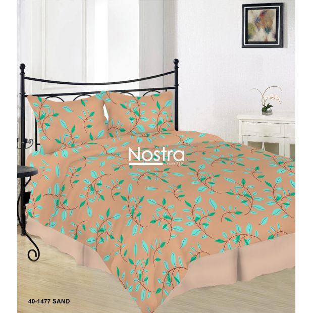 Cotton bedding set DRUE 40-1477-SAND