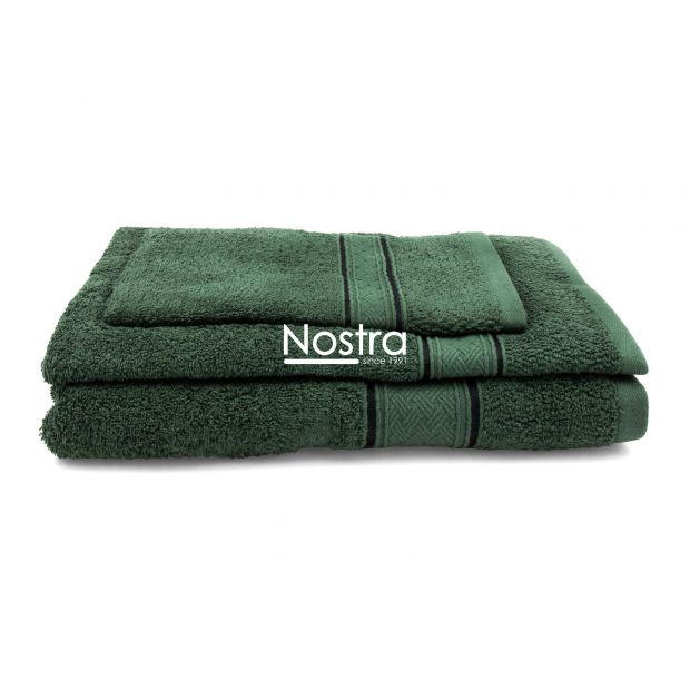 3 piece towel set T0184 T0184-PINE GREEN 161