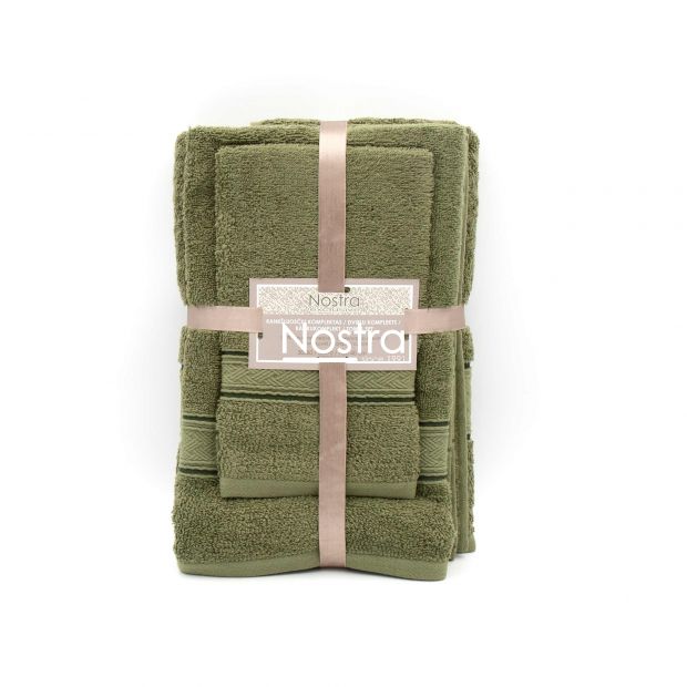 3 osaline rätikukomplekt T0184 T0184-MOSS GREEN 399