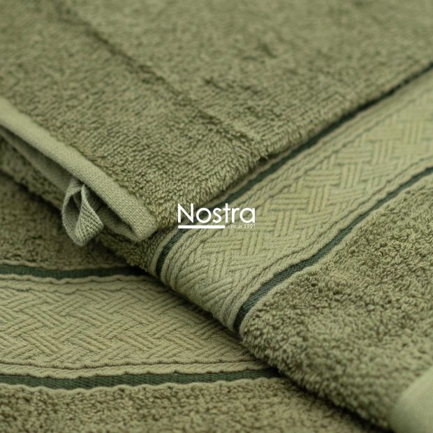 3 piece towel set T0184 T0184-MOSS GREEN 399 30x50, 50x70, 70x140 cm