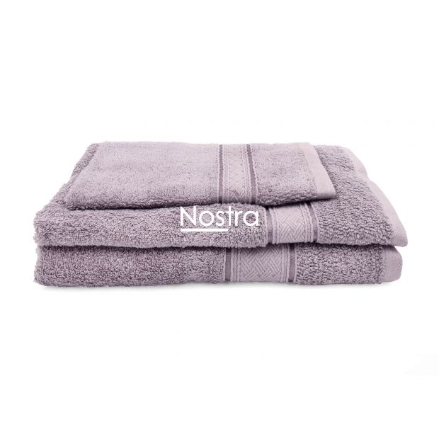 3 piece towel set T0184 T0184-MAUVE 378 30x50, 50x70, 70x140 cm