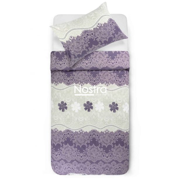 Cotton bedding set DENIM 40-1007/40-1140-PLUM