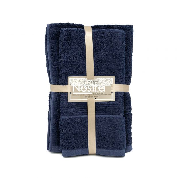 Bamboo towels set BAMBOO-600 T0105-INSIGNIA BLUE