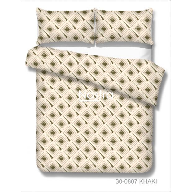 Cotton bedding set DEON 30-0807-KHAKI