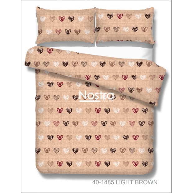 Voodipesu komplekt ABSTRAKT 40-1485-LIGHT BROWN