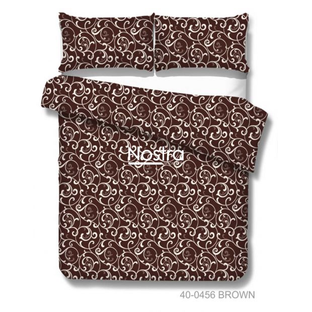 Lõuendriidest voodipesukomplekt DIYA 40-0456-BROWN 200x220, 50x70 cm