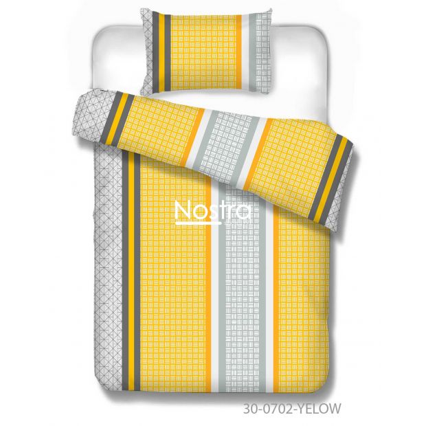 Cotton bedding set DAYLIN 30-0702-YELLOW