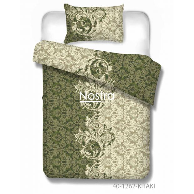 Cotton bedding set DELAINEY 40-1262-KHAKI