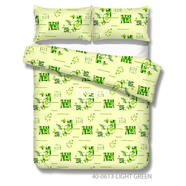 Cotton bedding set DAYLA 40-0613-LIGHT GREEN