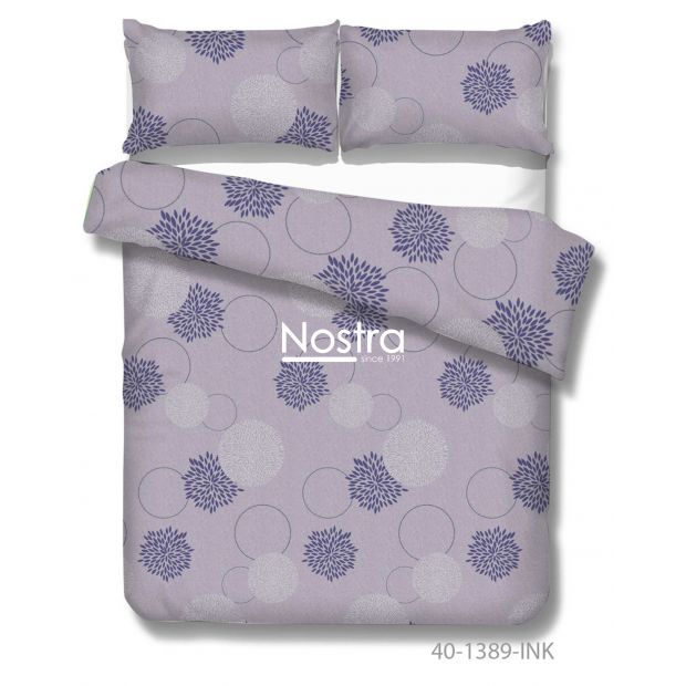 Cotton bedding set DALILA 40-1389-INK 140x200, 50x70 cm