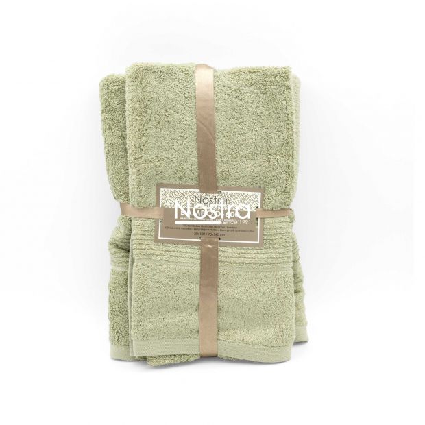 Bamboo towels set BAMBOO-600 T0105-BOG GREEN 50x100, 70x140 cm