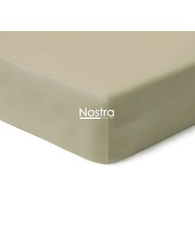 Fitted sateen sheets 00-0277-TAUPE 00-0277-TAUPE