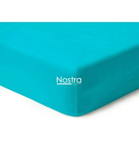 Fitted sateen sheets 00-0250-AQUA 00-0250-AQUA