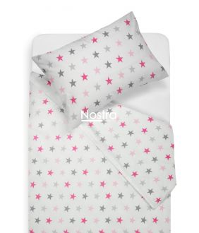 Voodipesu lastele STARS 10-0052-LIGHT GREY LIGHT PINK 10-0052-LIGHT GREY LIGHT PINK