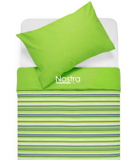 Cotton bedding set DAKOTA 30-0249-GREEN VIOLET 30-0249-GREEN VIOLET