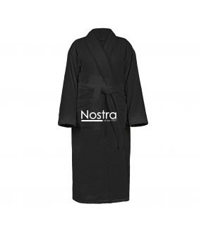 Bathrobe VELOUR-430 430 BATHROBE-BLACK 430 BATHROBE-BLACK