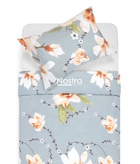 Polycotton bedding set FLOWERS 20-1520-GREY 20-1520-GREY