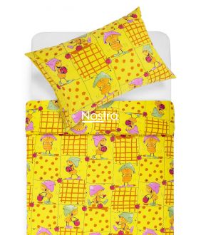 Children bedding set PLAYFUL FRIENDS 10-0077-YELLOW 10-0077-YELLOW