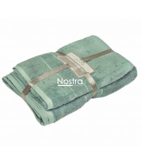 Бамбуковые набор полотенец BAMBOO-600 T0105-DUSTY GREEN T0105-DUSTY GREEN