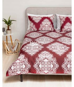 PREMIUM maco sateen bedding set CALI 40-1174-WINE RED 40-1174-WINE RED