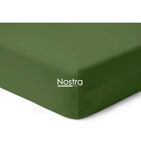 Fitted sateen sheets 00-0413-MOSS GREEN 00-0413-MOSS GREEN