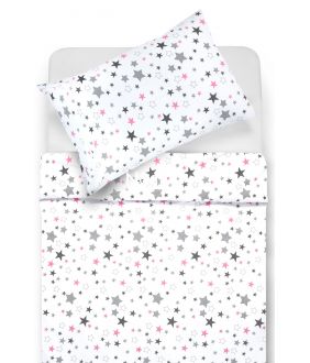 Voodipesu lastele STARRY SKY 10-0475-WHITE PINK 10-0475-WHITE PINK