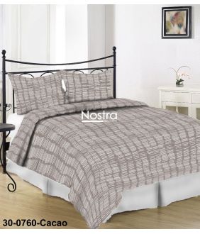 Seersucker bedding set ELLEN 30-0760-CACAO