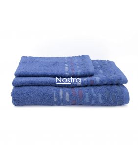 3 piece towel set T0183 T0183-PALACE BLUE 124 T0183-PALACE BLUE 124