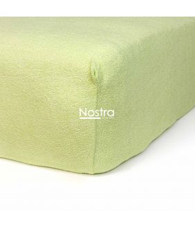 Fitted terry sheets TERRYBTL-SHADOW LIME