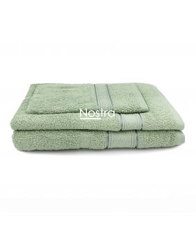 3 piece towel set T0184 T0184-PALE OLIVE 398