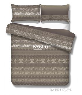 Voodipesu komplekt ABSTRAKT 40-1493-TAUPE