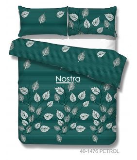 Cotton bedding set DAELYN 40-1476-PETROL 40-1476-PETROL